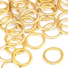 Brass Curtain Rings Hollow