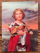 Japanese 3D postcard - Boy