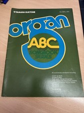 Yamaha Electone Global Mix organ ABC song book 20 rock tunes excellent condition