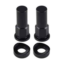 Rim lock nut bolt set - set, black