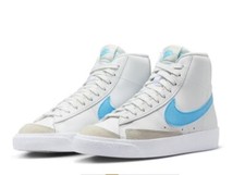 Nike Blazer Mid 77 GS Summit White/Aqua Blue DA4086-114 Uk 6, Eur 39, CM 24.5
