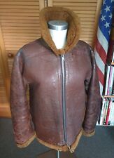 WW2 British Royal Air Force Aircrew Small Size Sheepskin Flying Jacket 1941-1945