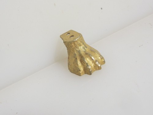 Antique brass feet - brass,