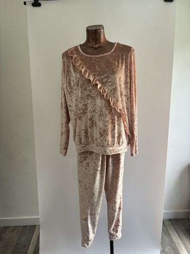 Mode pink crushed velvet - la,