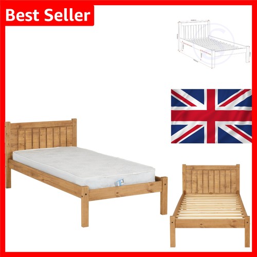 Maya single bed pine - single, wood