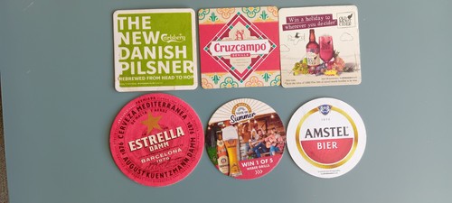 Different beer mats - x,