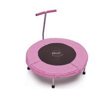 Plum Play Junior Bouncer Pink Toddler Trampoline Handlebar Indoor Outdoor