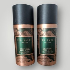 2 X Ted Baker London Vintage Amber 150ml Body Spray RARE/DISCONTINUED