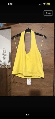 Women yellow halter - women’s,