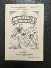 24.1.1959. Frickley Colliery v Consett, (Midland League).
