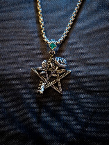 Pentagram pentacle rose - pentagram,