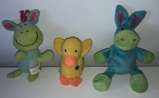 Early Learning Centre ELC Blossom Farm vintage toys x 3 - duck cow donkey