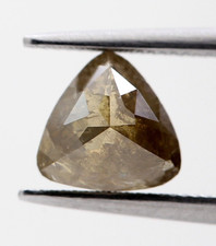 Trillion Diamond Natural Diamond 1.41tcw Brown Diamond Rosecut To Make Jewelry