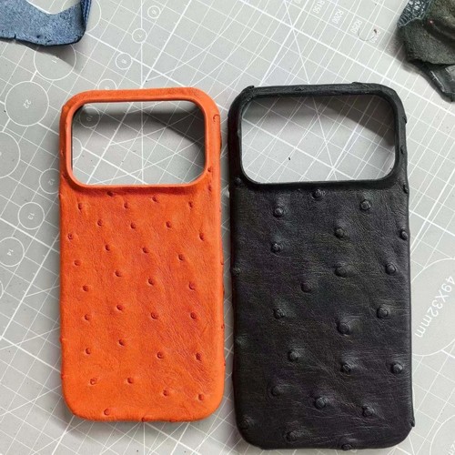 Genuine ostrich skin leather - ostrich,