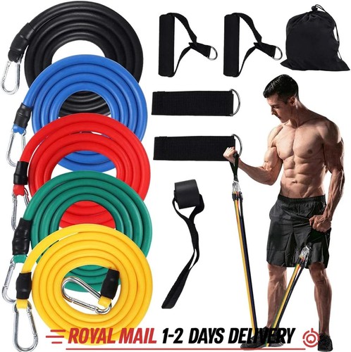 11pieces resistance bands set - resistance,