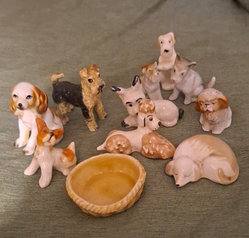 11pc vintage porcelain - 11pc,