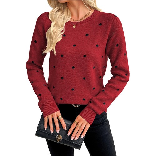 Lady polka dot long sleeve - polka,