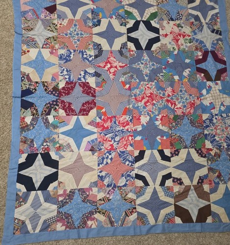 Vintage quilt top scrappy - vintage,