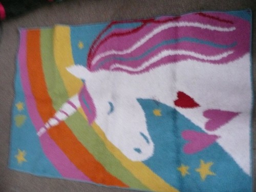 Dunelm unicorn rainbow rug - dunelm,