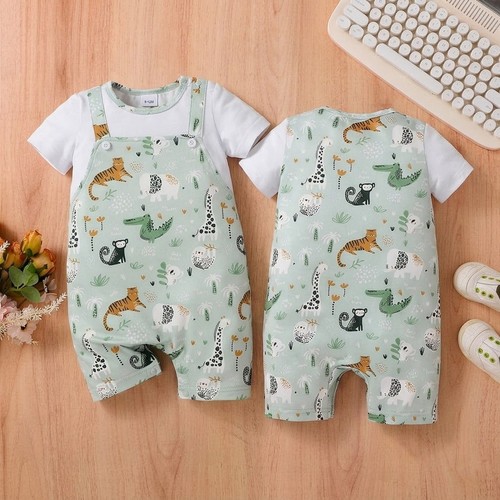 Baby boy summer clothes animal - summer,