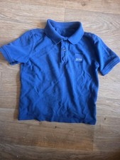 Boys Royal Blue Hugo Boss Polo Tshirt Size 2-3 Years