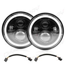 Pair 7" Inch Round LED