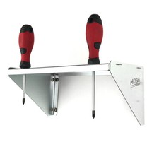 15 Slot Screwdriver Holder Wall Mounted Storage Metal Workshop Garage Tool Tidy