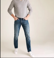 Ex M&S Collection Slim Fit  Washed  Look Stretch Jeans Cut Label 3 Colours BNWOT