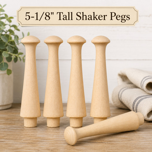 Wood shaker peg wall hanger - wall,