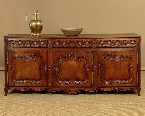 Antique long french oak - french,