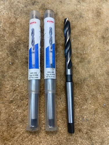 5mm 12mm morse - 10., drills