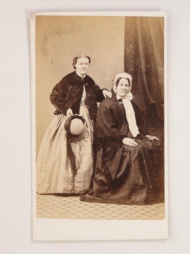 Two women crinoline fashion - women,