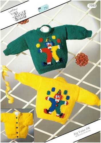 King cole 7083 clown motif - king, dk