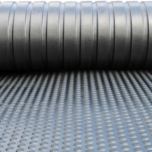 Rubber stable horse mat 6x4ft - rubber,