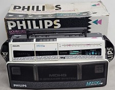 Philips Double Deck Stereo Radio Cassette Recorder D8304/02T