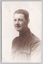 RPPC Salvation Army Young Man Uniform Douglas Isle of Man Photo Miss M Kirton