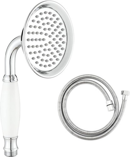 Victorian brass shower head - brass,