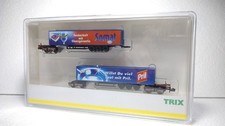 Minitrix 15250 Roadrailer Wagon Somat And Pril Trailer/container N Gauge 1:160
