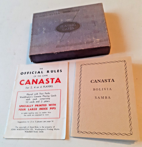 Vintage canasta pack set - 2,