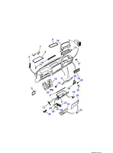 Land rover glovebox latch - land,