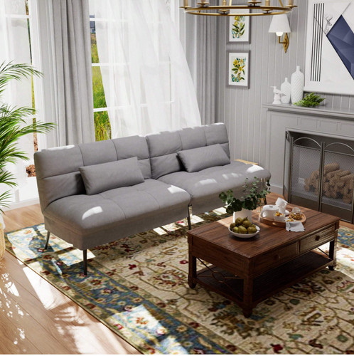 Seater fabric sofa bed - fabric,