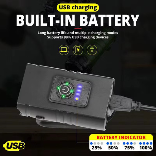 Led mountain bike - light, usb