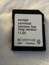 RENAULT TOMTOM CARMINAT LIVE 11.05, NAVIGATION SD CARD EUROPE. 
