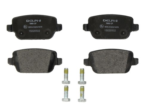 Brake pads set rear - brake, right