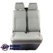 VW Volkswagen T5 Front Left N/S Double Seat Grey Interior Cloth 7E0881805BN