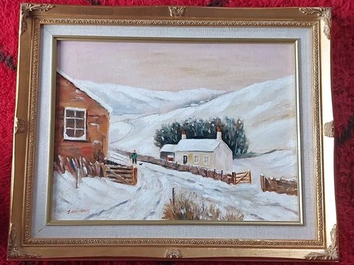 Original oil canvas - original, board