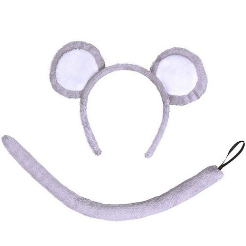 Grey mouse ears - grey, and