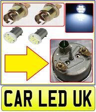 ✅ 2 x Smiths Jeager VDO Gauge Oil Vacuum Battery Volts Temp Fuel Water Turbo LED