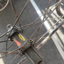 MAVIC KSYRIUM ELITE Rear Bike Bicycle Wheel 700c flat spokes 20 spoke