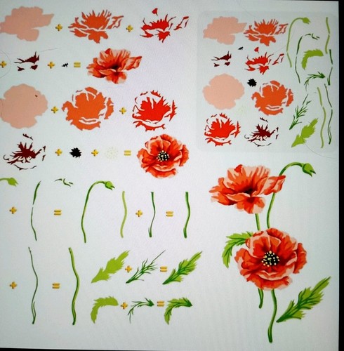 Large poppy build flower - large,